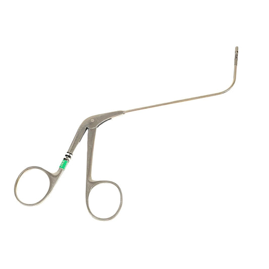 R. WOLF 8211.19 Double Spoon Forceps, Horizontal Opening, Curved 70° Up