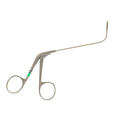 R. WOLF 8211.19 Double Spoon Forceps, Horizontal Opening, Curved 70° Up