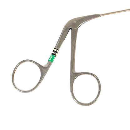 R. WOLF 8211.19 Double Spoon Forceps, Horizontal Opening, Curved 70° Up
