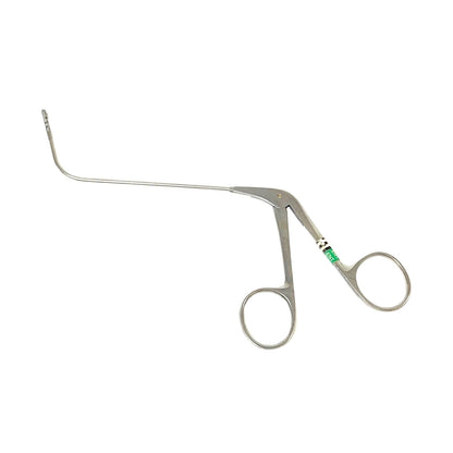 R. WOLF 8211.19 Double Spoon Forceps, Horizontal Opening, Curved 70° Up