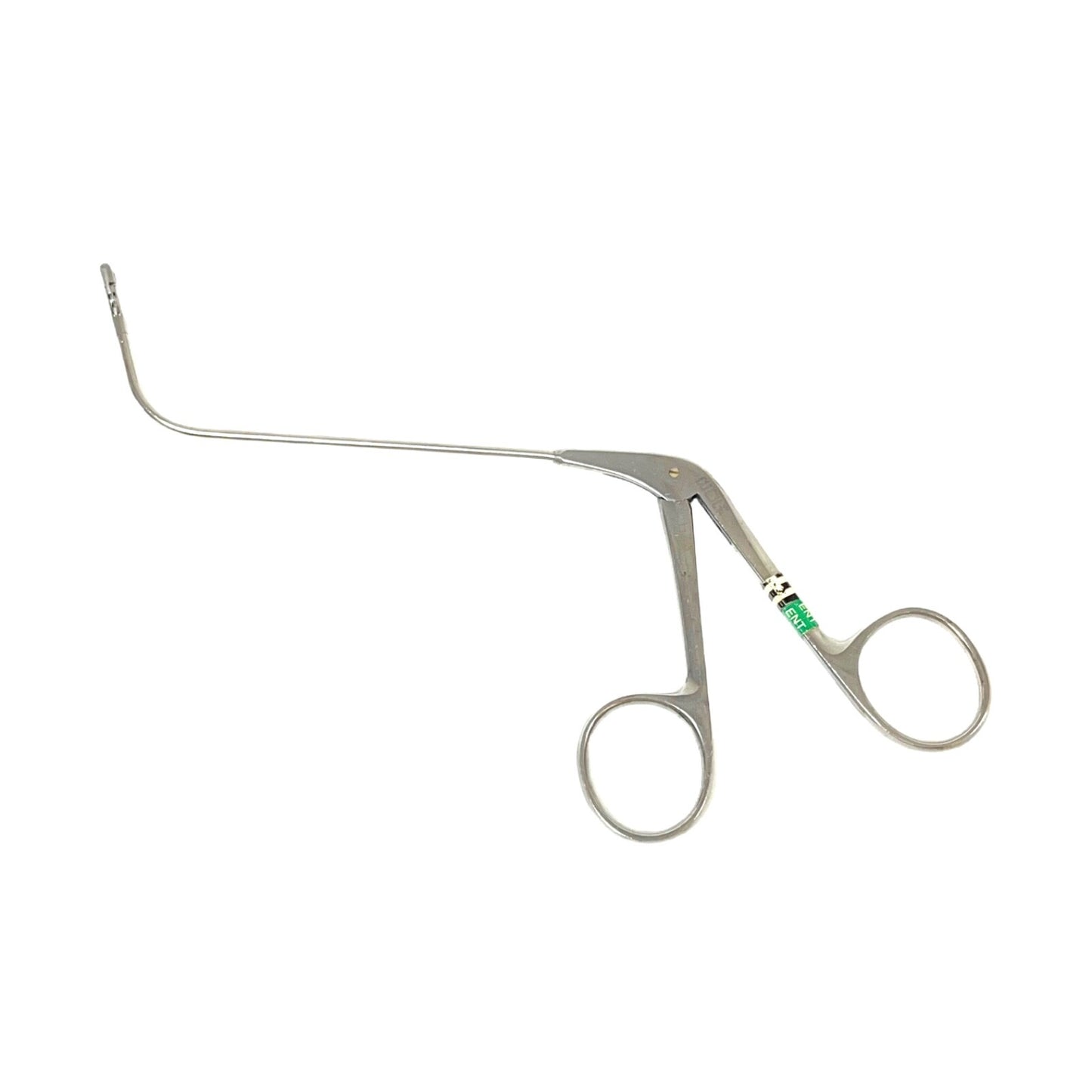 R. WOLF 8211.19 Double Spoon Forceps, Horizontal Opening, Curved 70° Up