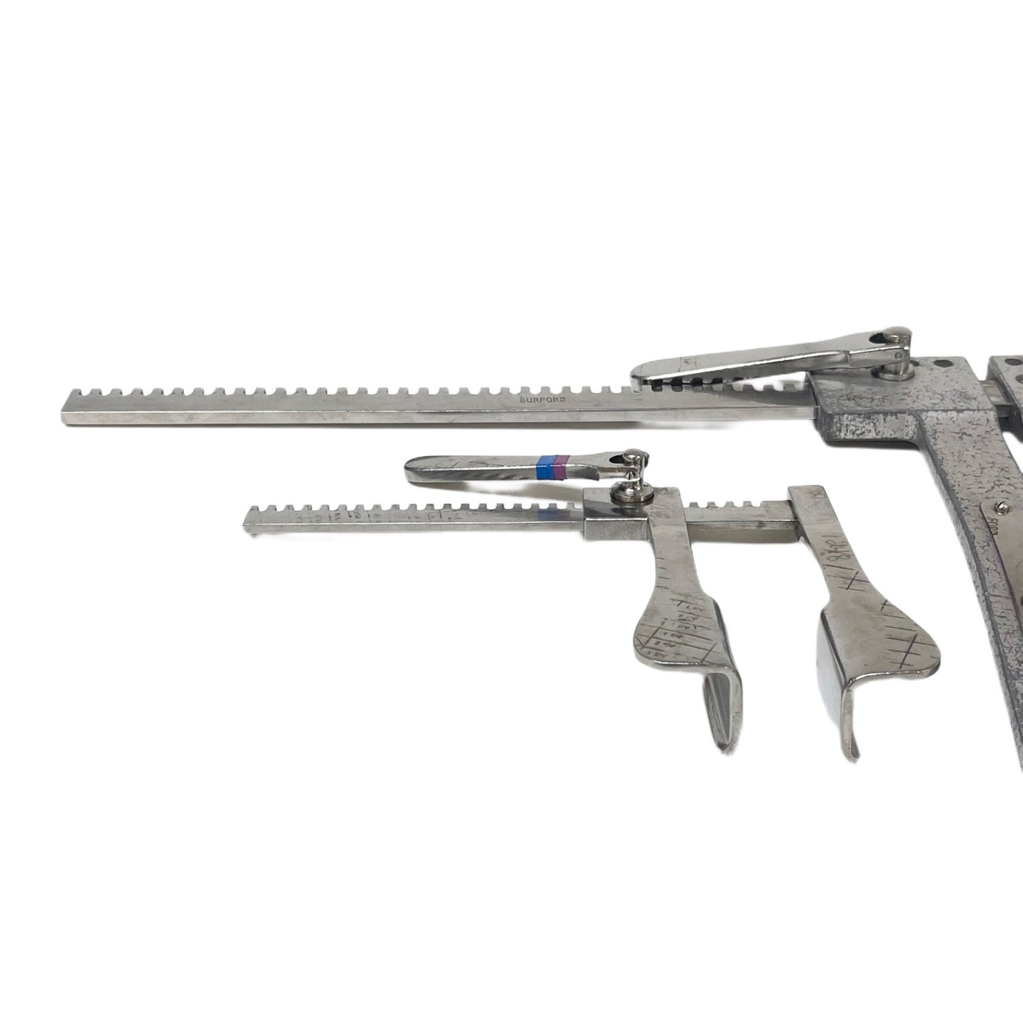 Finochietto Rib Retractors & Spreader Self-Retaining W/ Rack As Is