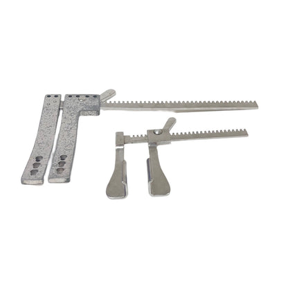 Finochietto Rib Retractors & Spreader Self-Retaining W/ Rack As Is