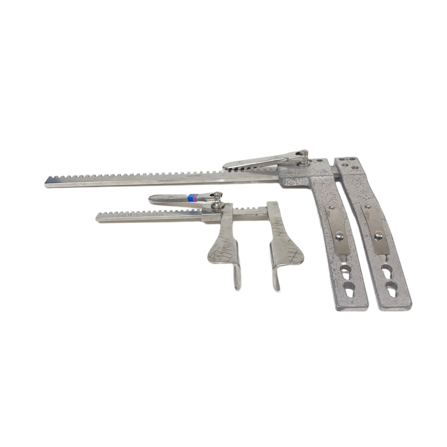 Finochietto Rib Retractors & Spreader Self-Retaining W/ Rack As Is