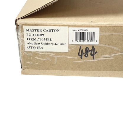 Alco Sales 70054BL Seat Uphlstry, 22''Blue QTY:1EA