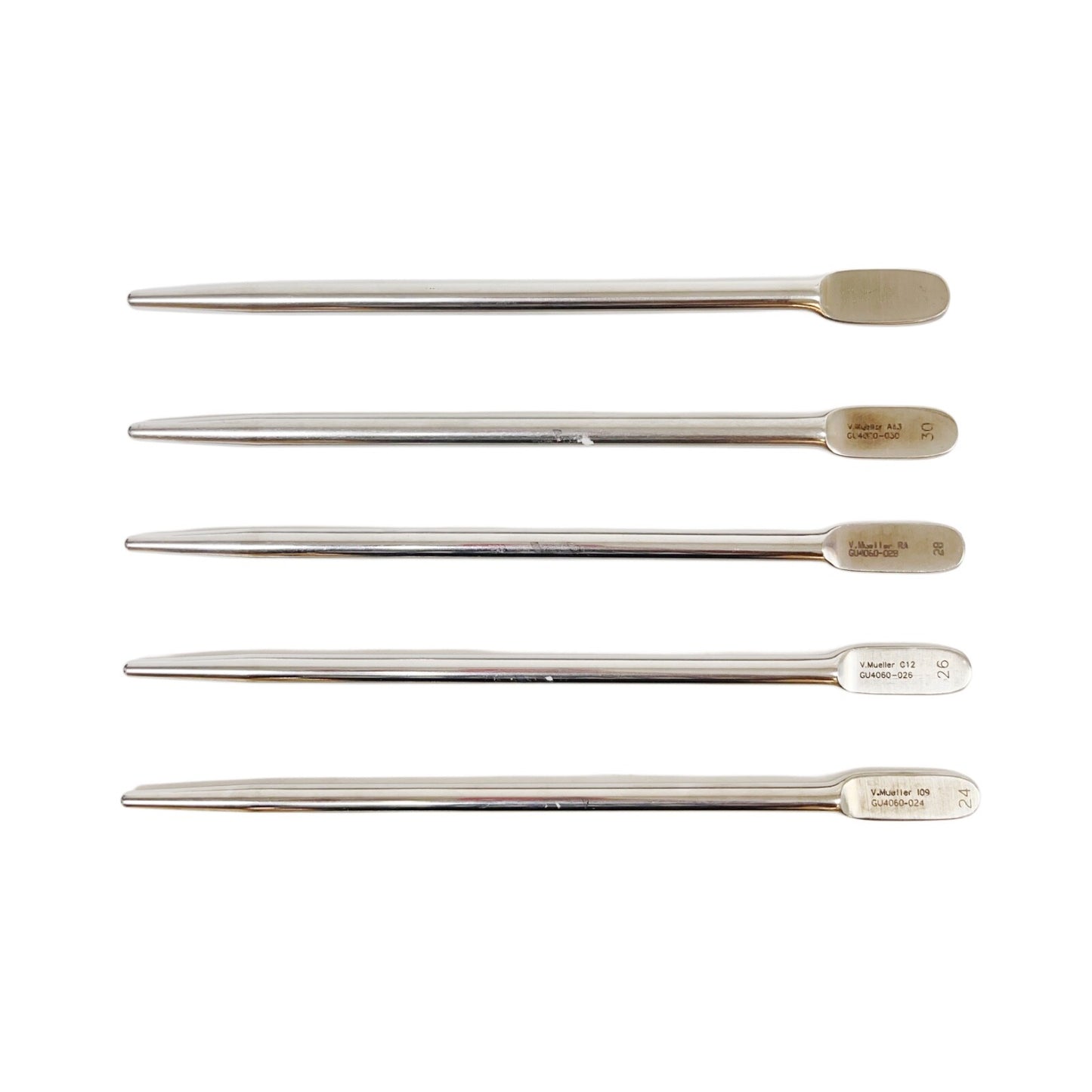 V.Mueller GU4060 Urethral SOUND, VAN BUREN JEWETT 14-32 FR 9 1/2" (QTY-10)