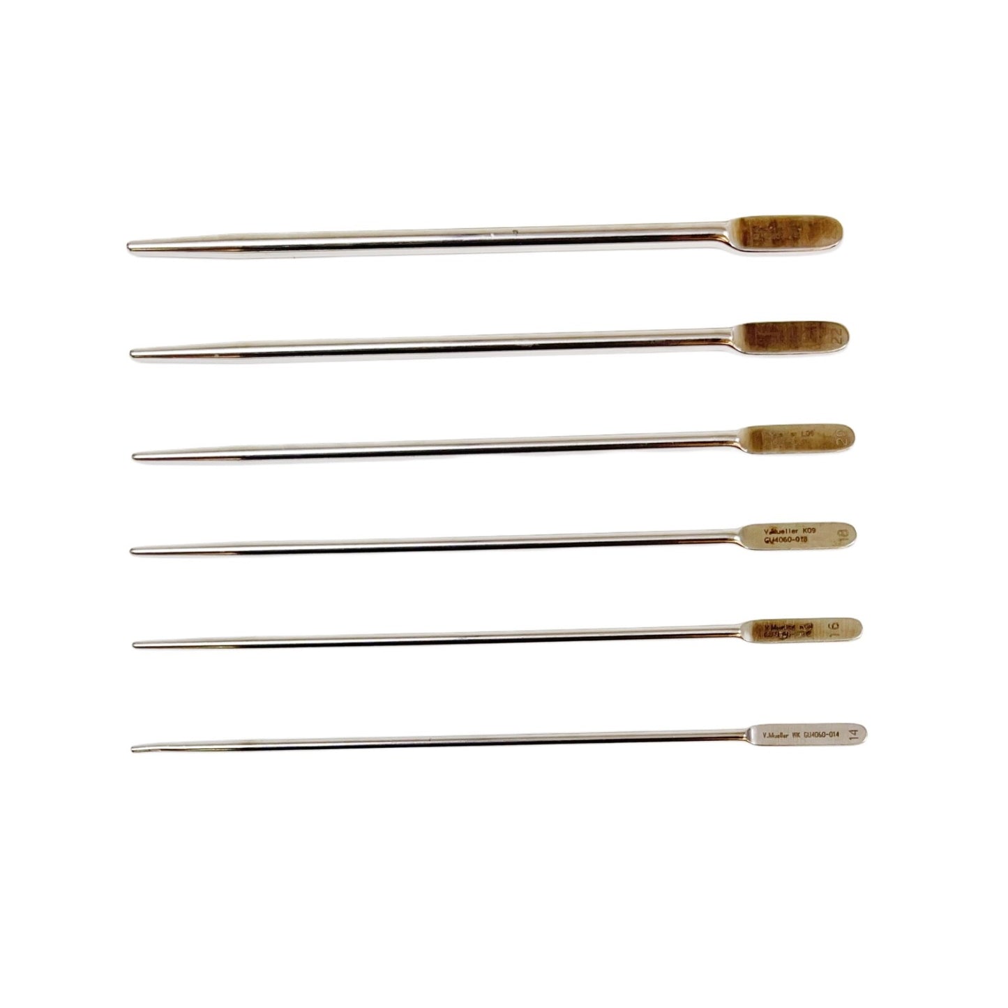 V.Mueller GU4060 Urethral SOUND, VAN BUREN JEWETT 14-32 FR 9 1/2" (QTY-10)