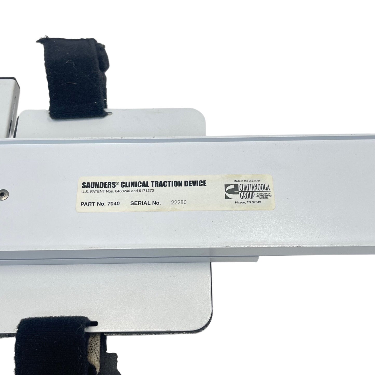 Chattanooga Encore 7040 Saunders Cervical Traction System ( NO SIDE PADS AS IS )
