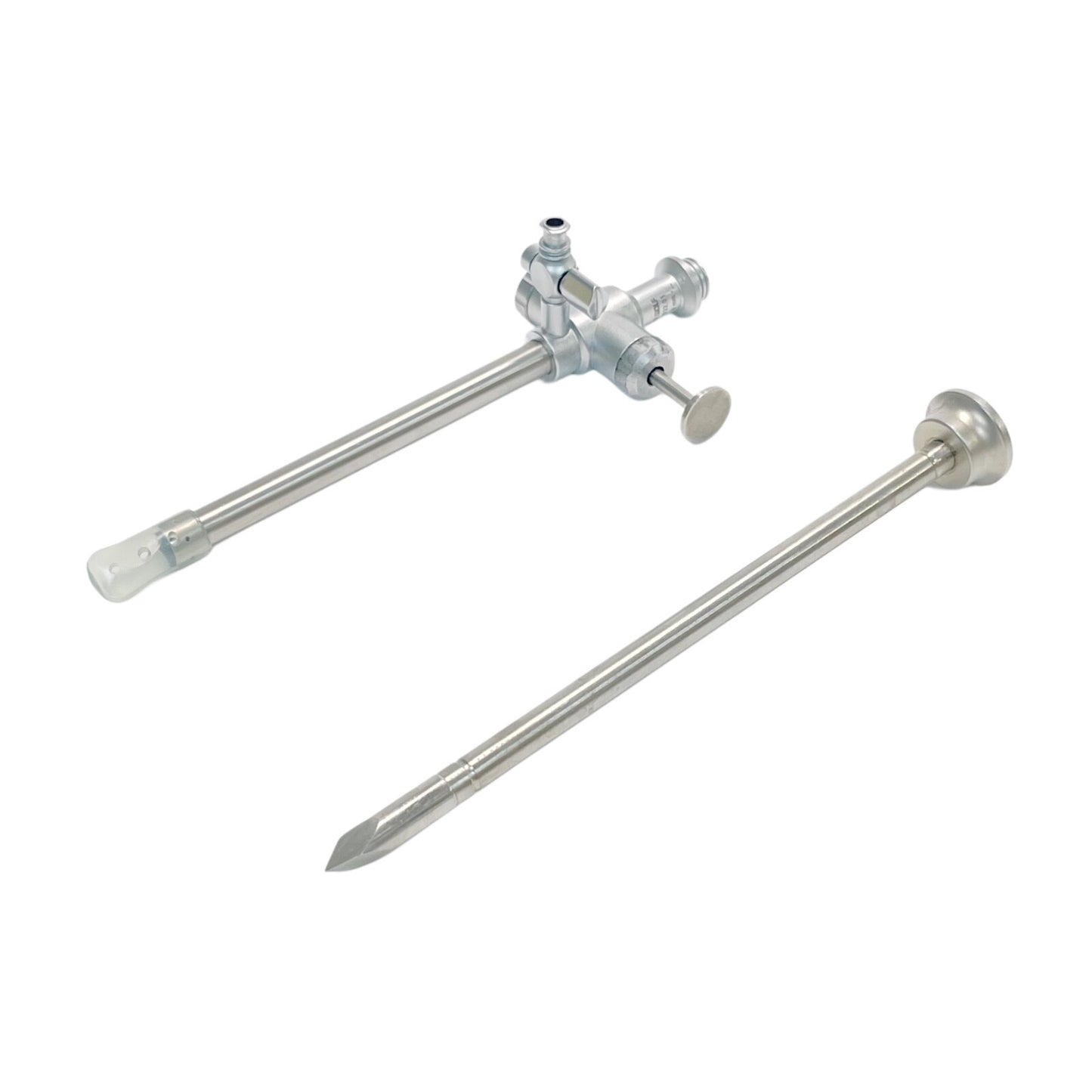 R. WOLF 8932.01 Trocar sleeve, trumpet valve, 8 mm Ã˜, 105 mm w/ 8932.12 Trocar