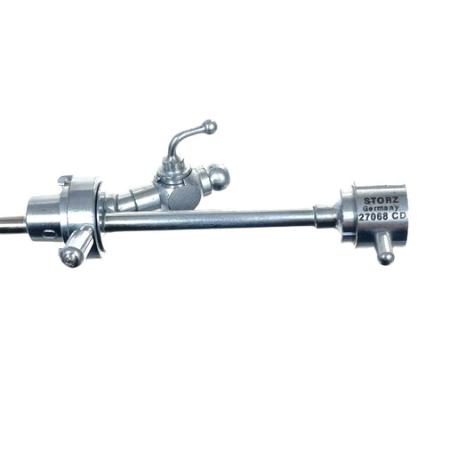 K. STORZ 27068CD Telescope Bridge with 1 Channel & stopcock Instrument
