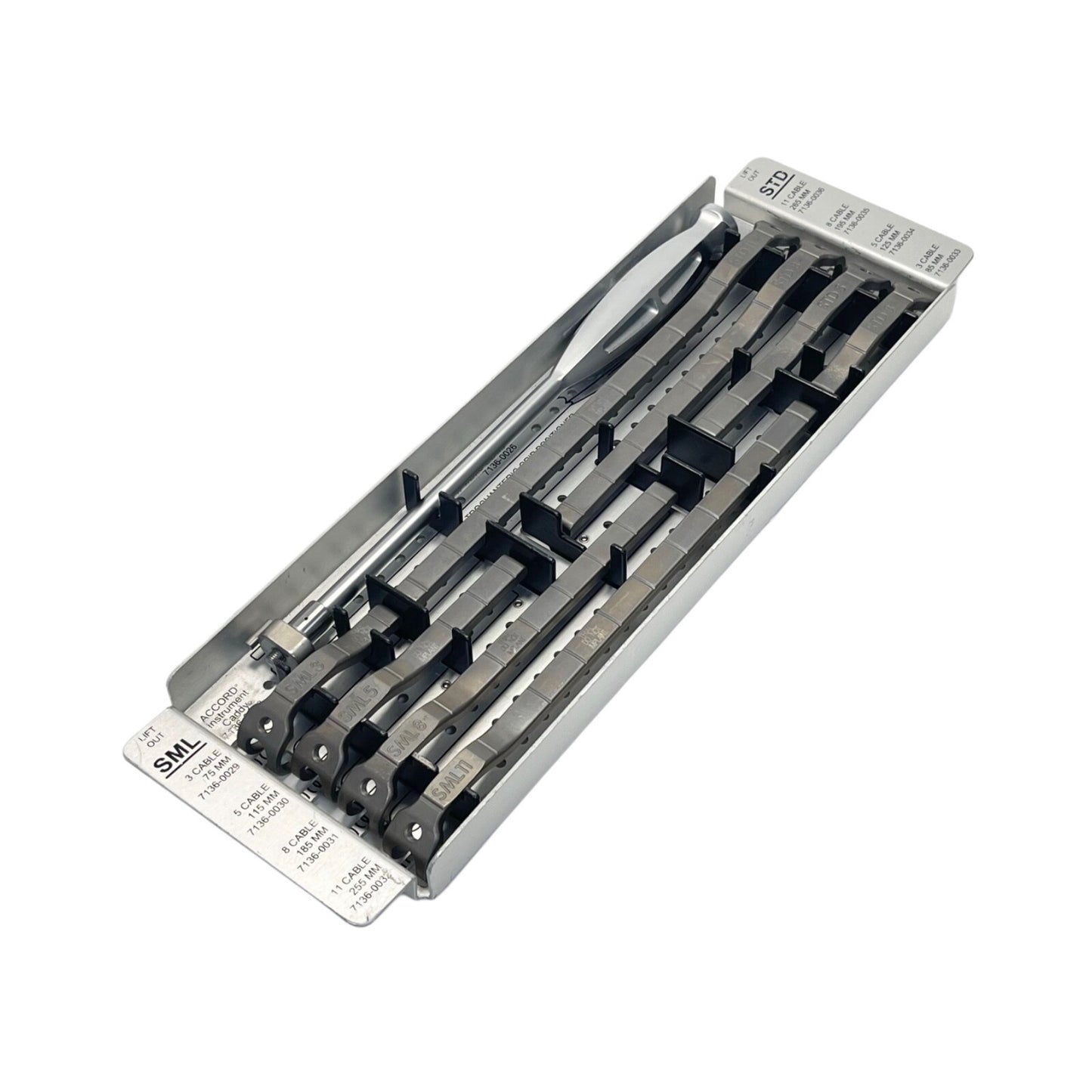 SMITH & NEPHEW 7136-0043 Accord Instrument Set W/ Caddy