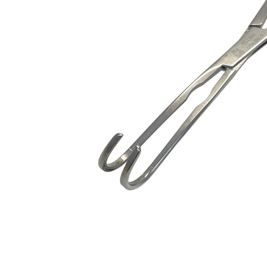 Pilling Ref 35-4816 COOLEY CLAMP Curved, 1-1/8" (2.7cm) tip length, 7" (18cm)