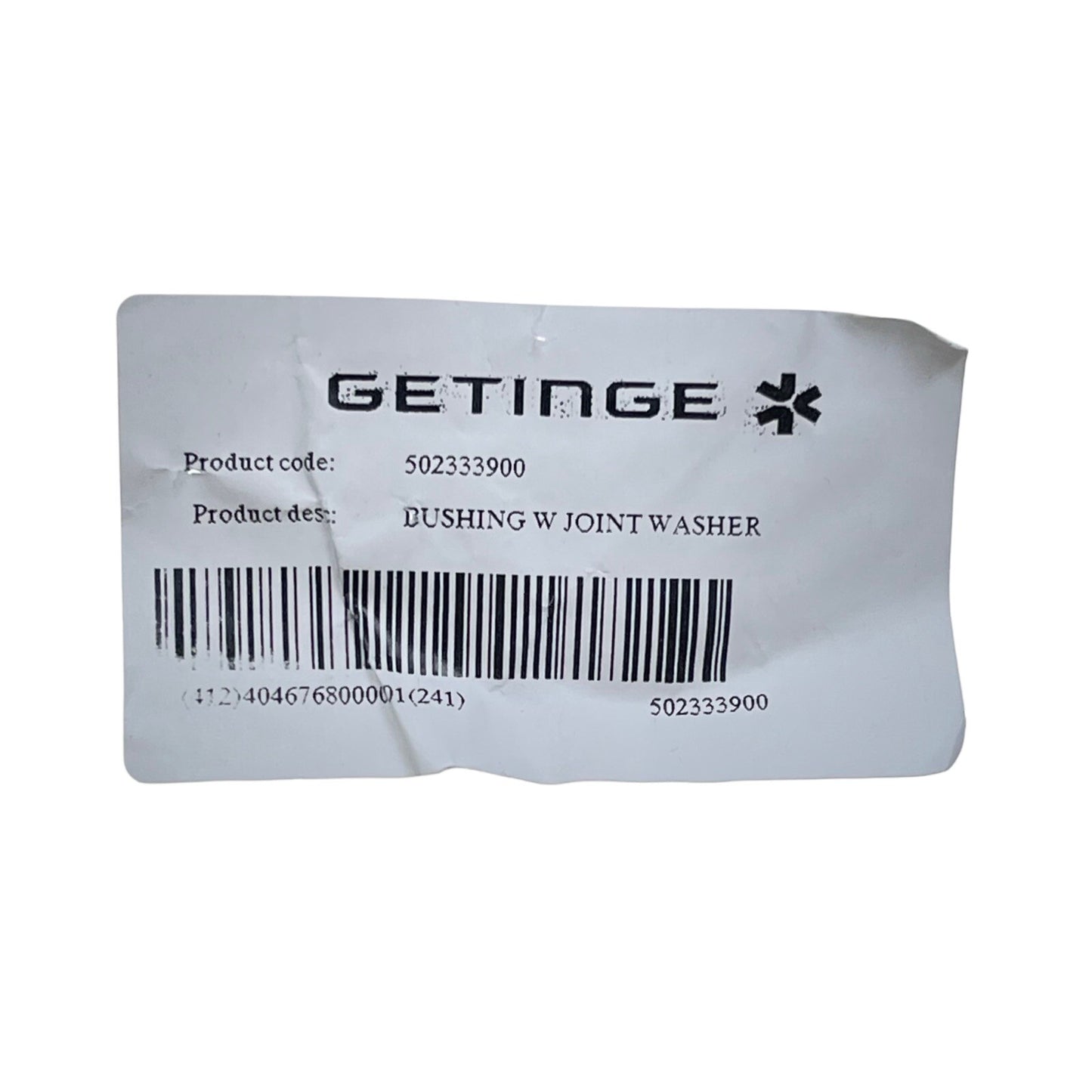 Getinge Ref 502333900 BUSHING WITH JOINT WASHER Pack Of 2