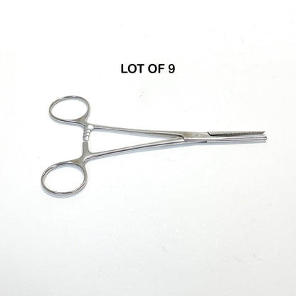 Rochester-Ochsner Forcep Straight, 6-1/4" - LOT OF 9