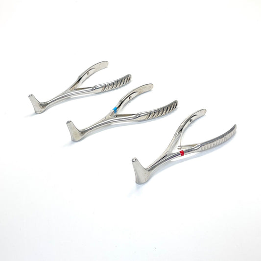 Nasal Speculum Vienna 5-3/4 Inch Length LOT OF 3