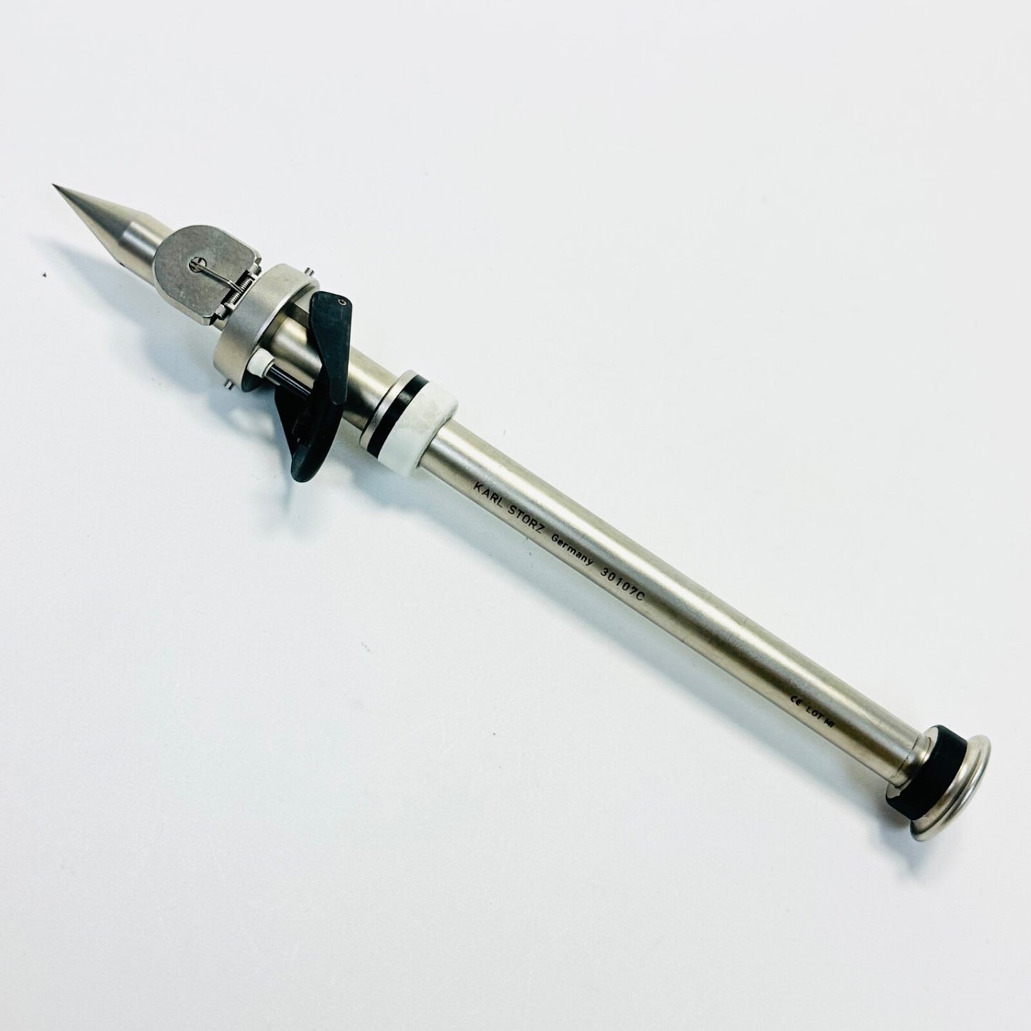 K. STORZ 30107C TROCAR 13mm w/ 30107M1 Multifunctional Valve, size 13 mm