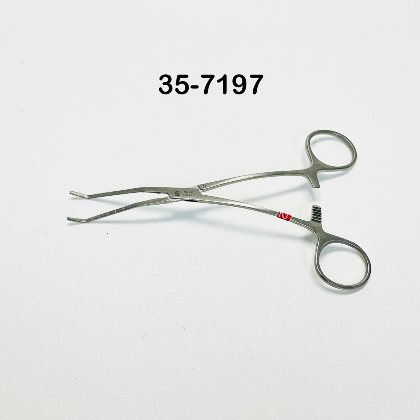 Pilling 35-7197 KARTCHNER CLAMP Angled, Serrated, 6 3/8"