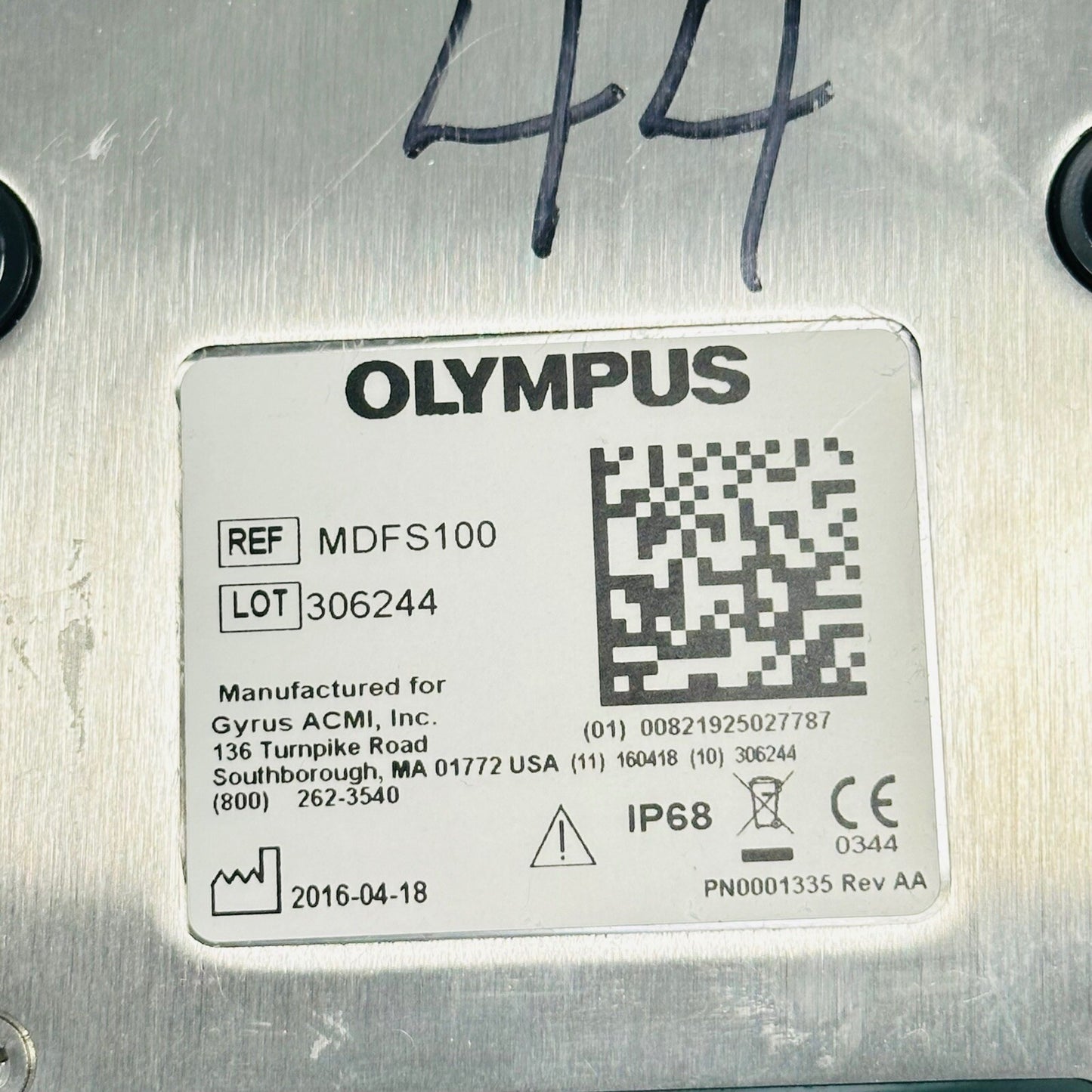 Olympus MDFS100 Diego Elite Foot Switch For Multidebrider System