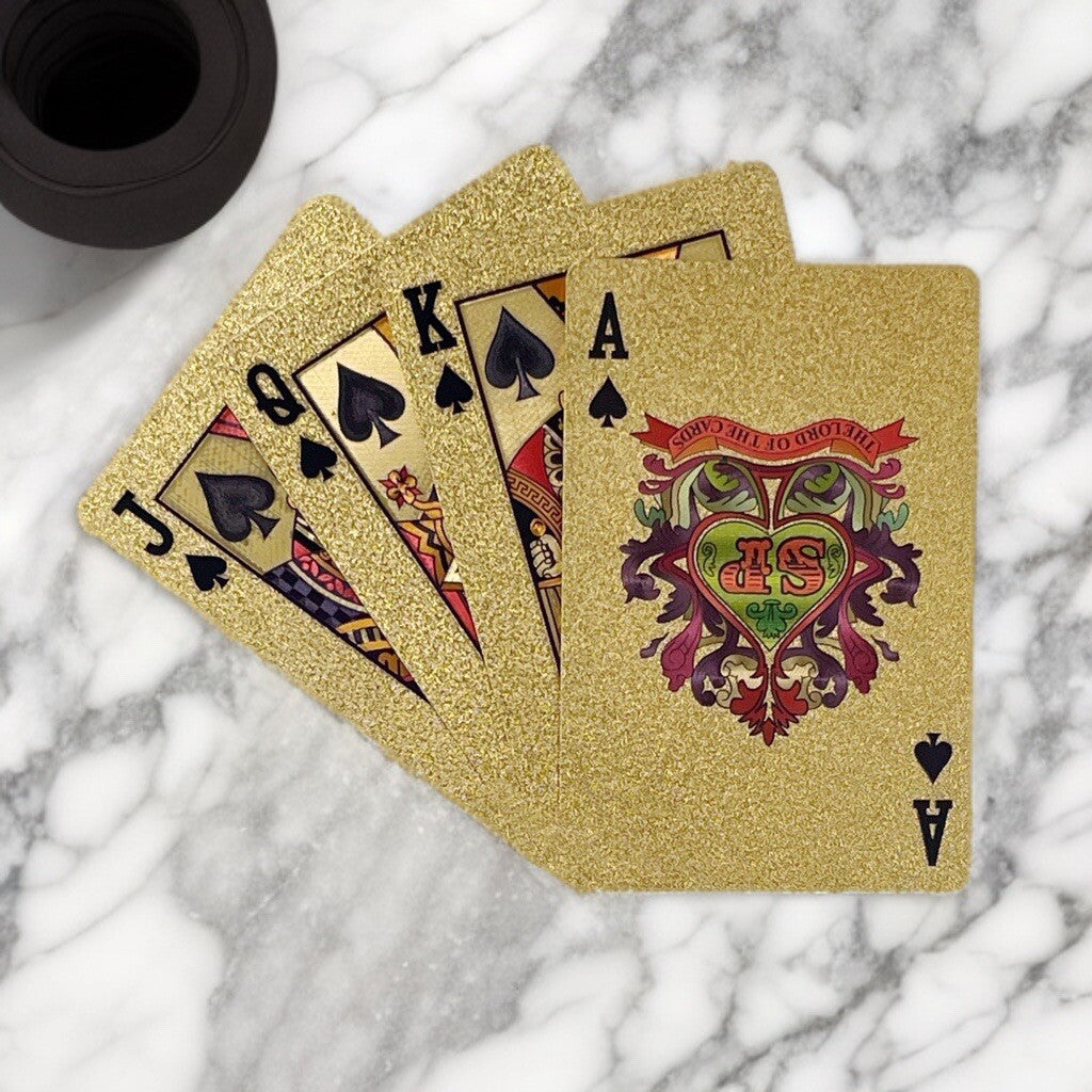 Deck Of Diamond Waterproof Golden Playing Cards,Deck Of Cards, HD, Poker Card