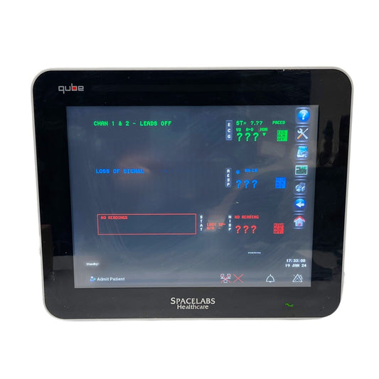 SPACELABS REF 91390 Qube Patient Monitor W/ Module & Battery ( No Power Supply )