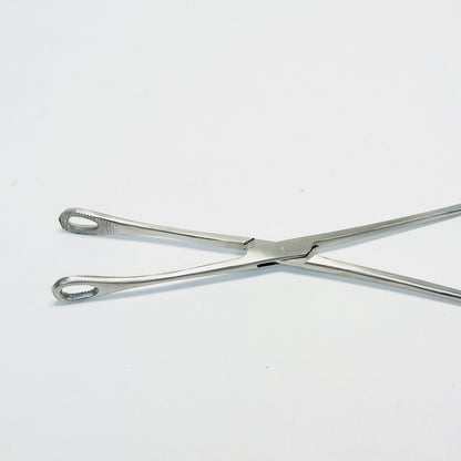 Sponge Holding Forceps Straight Serrated 9.5" Stainless Steel ( LOT OF 13 )