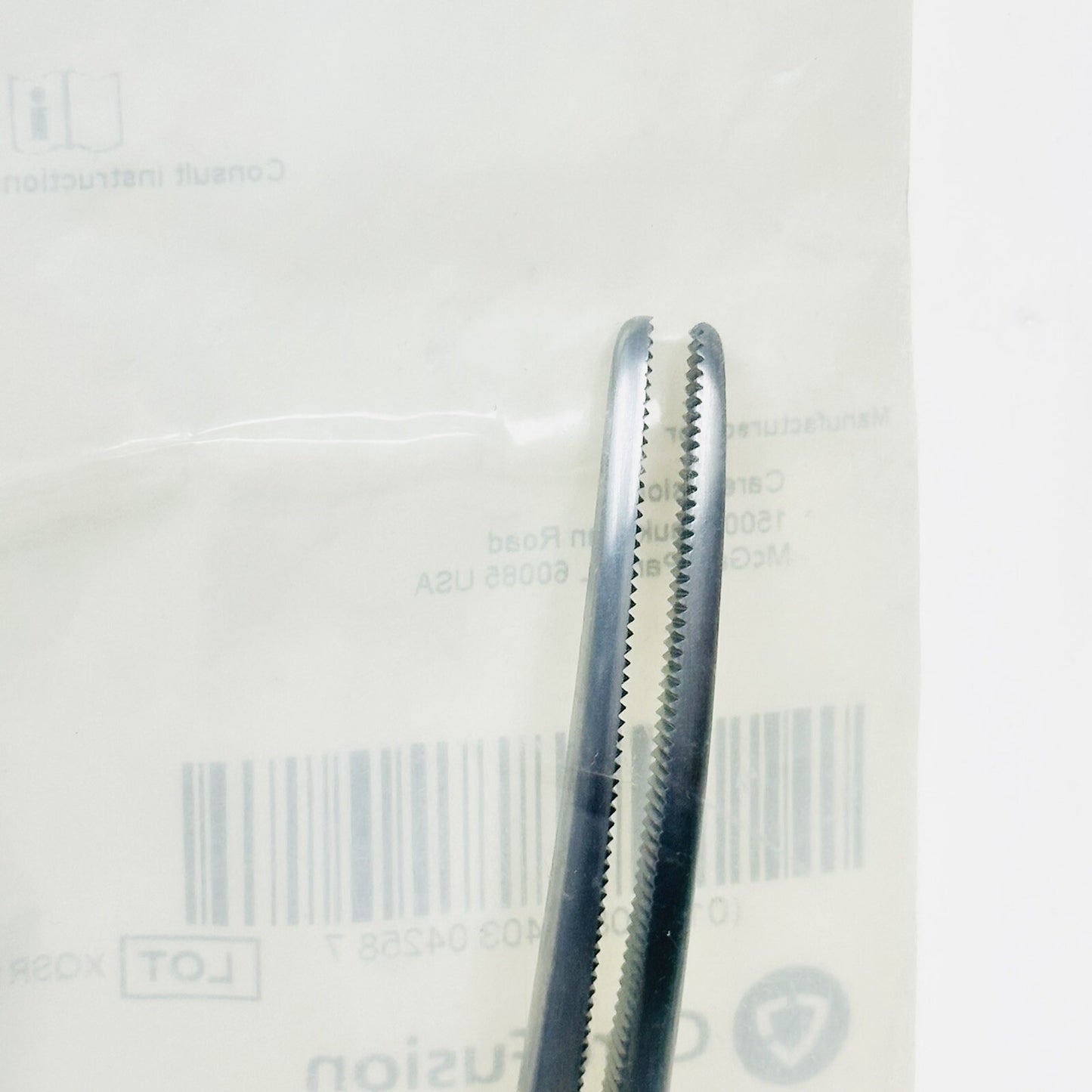 CAREFUSION GA3211 Affinity Rochester-Pean Hyster Forceps Serrated, Curved 25.4cm