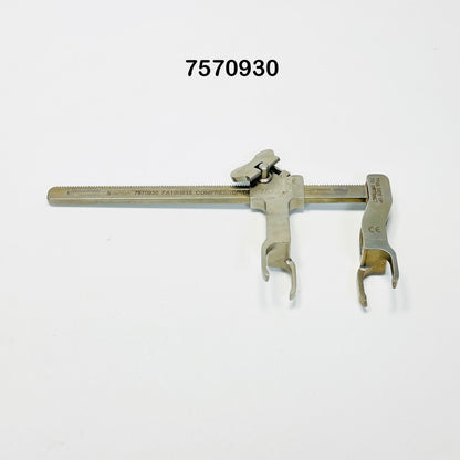 Medtronic 7570930 Compression/ Distraction Rack W/ 7570932 Actuator INSTRUMENT