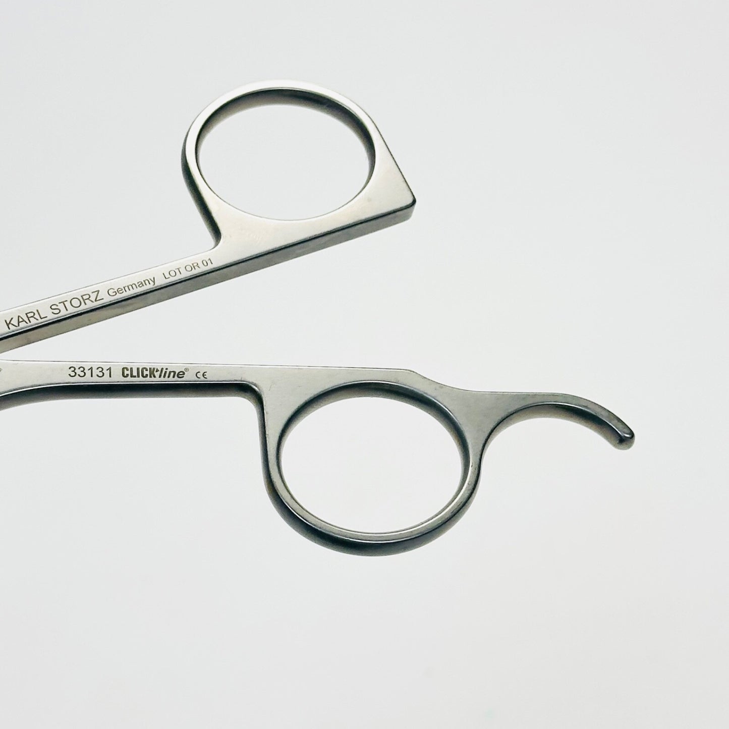 K STORZ 34310DZ CLICKLINE Forceps Insert W/ 33300 & 33121 CLICKLINE HANDLE