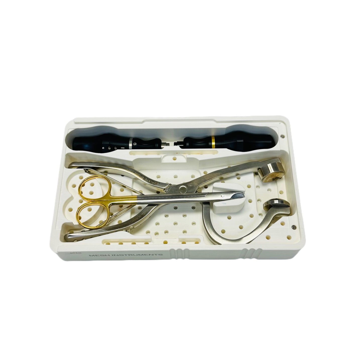 Bioplate 81-3367 Cranial Low Profile Instrument & Accessories W/ Container As Is