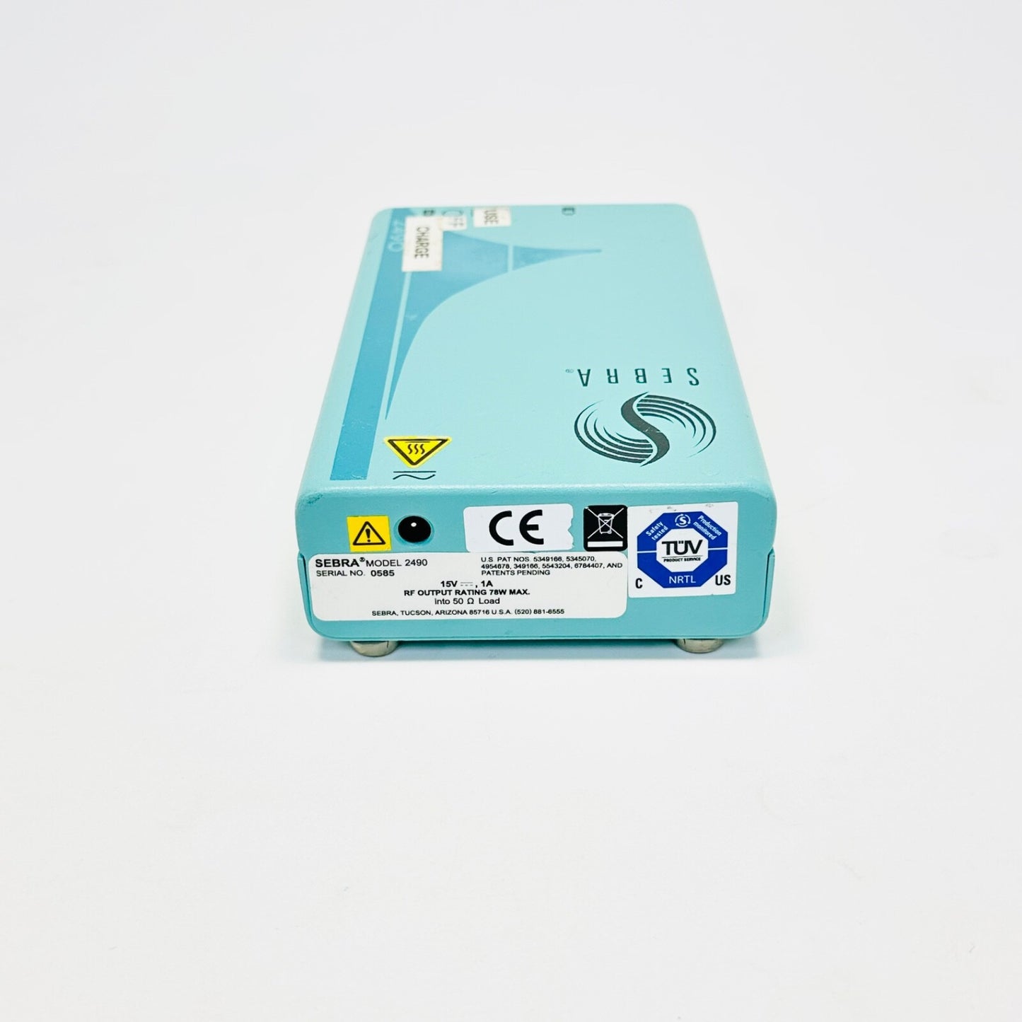 SEBRA 2490 RF SEALER W/ VANTE 1105 Hand Held Sealing Head & Power Supply