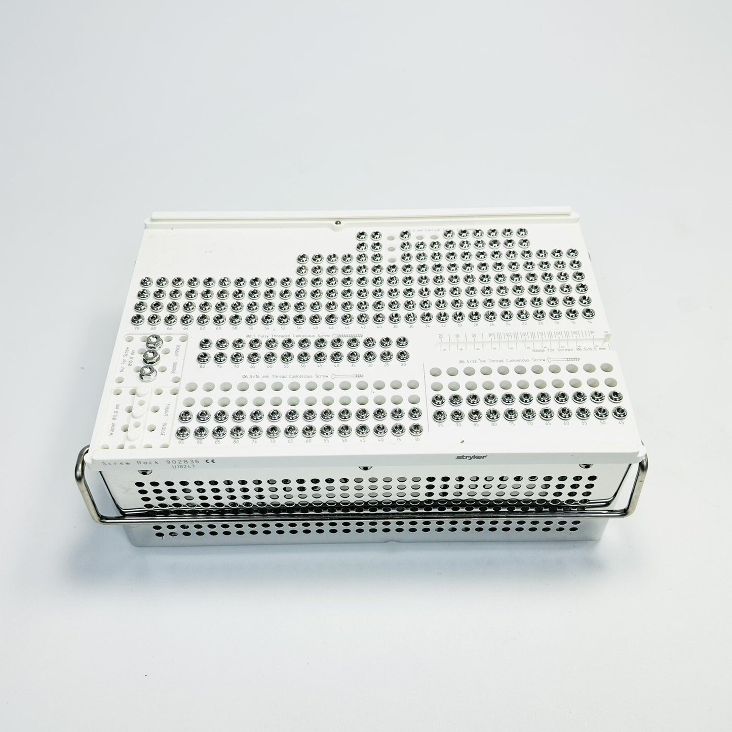 Stryker Axsos Basic Fragment Instruments W/ Tray As Is