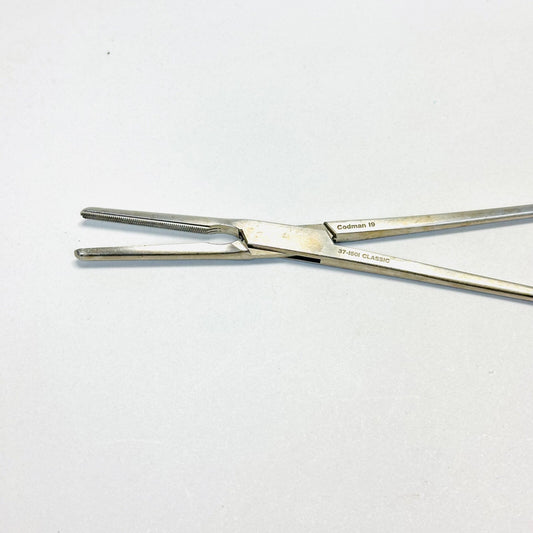 CODMAN 37-1501 ROGERS FORCEPS W/ TEETH straight 8" LONG