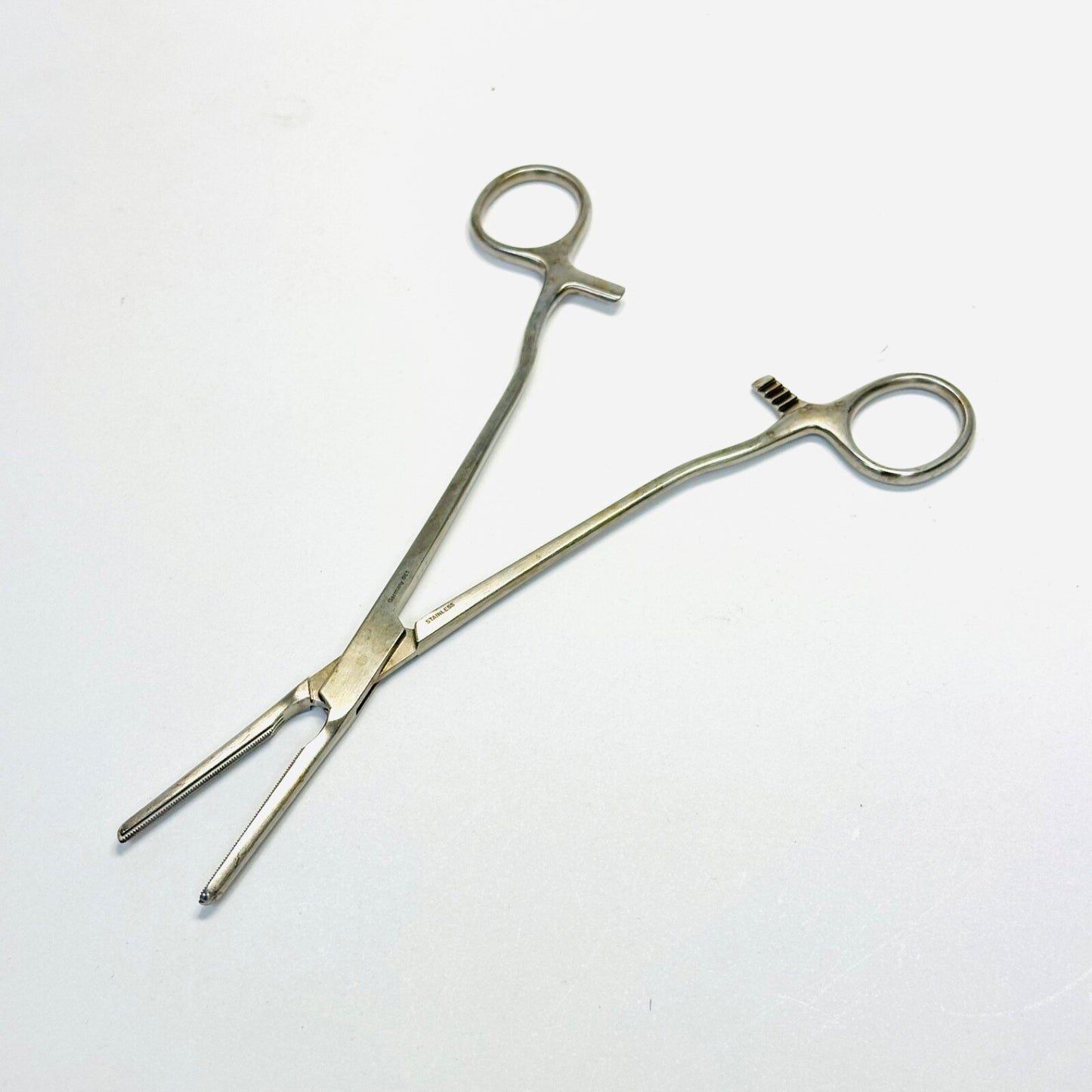 CODMAN 37-1501 ROGERS FORCEPS W/ TEETH straight 8" LONG