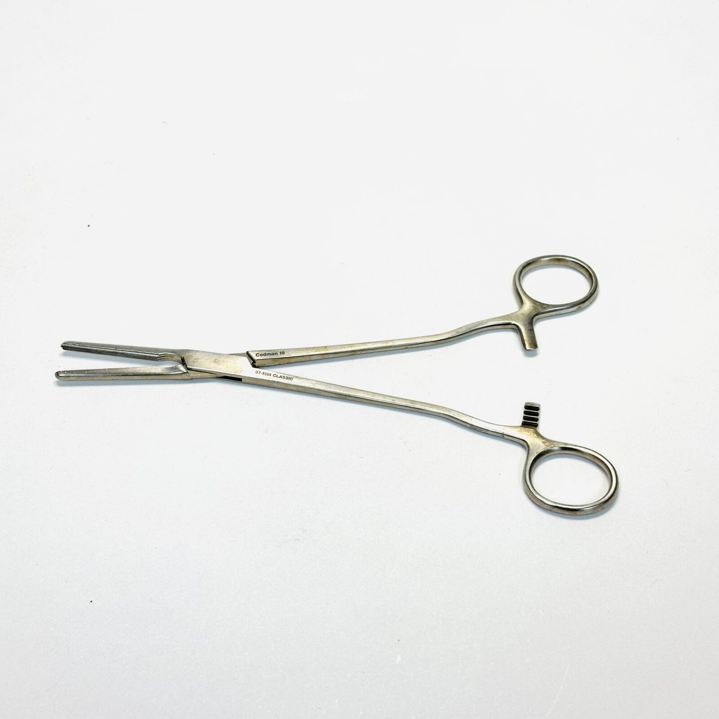 CODMAN 37-1501 ROGERS FORCEPS W/ TEETH straight 8" LONG