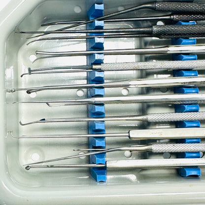 SMITH & NEPHEW RICHARDS / V. MUELLER / SSI TYMPANOPLASTY FINE INSTRUMENTS 28 PC