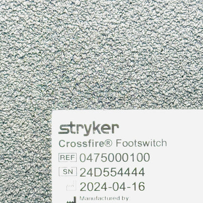 STRYKER 0475000100 Crossfire Footswitch Black - 2024
