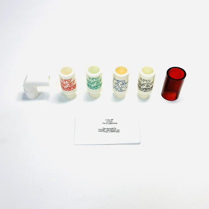 Boehringer positive expiratory pressure valve 4801 Set Of 2.5 / 5 / 10 & 15 Flow