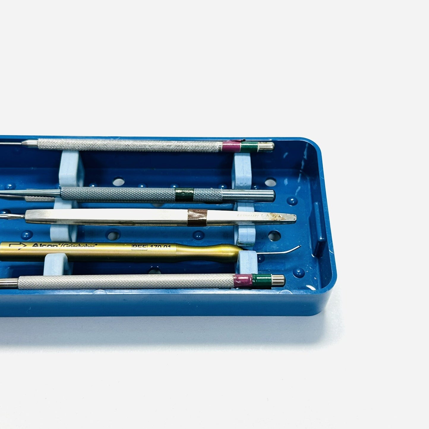 Alcon 170.01 Grieshaber Irrigation HandPiece W/ Surgical Instruments As Is