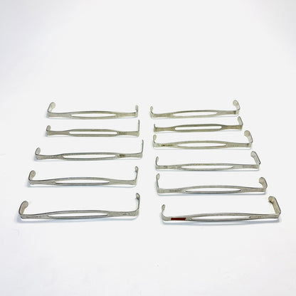 AESCULAP / Konig & others Parker-Langenbeck Retractor Double Ended ( Lot Of 11)