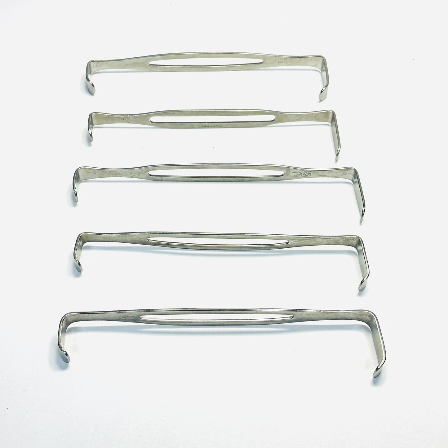 AESCULAP / Konig & others Parker-Langenbeck Retractor Double Ended ( Lot Of 11)
