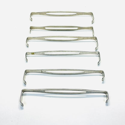 AESCULAP / Konig & others Parker-Langenbeck Retractor Double Ended ( Lot Of 11)