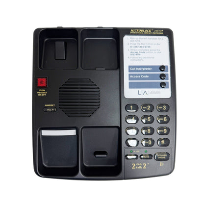 Med-Pat D2200, 2 Can Talk 2 Telephone - Twin Handset Conference Phone