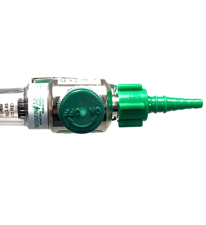 Precision Medical , Model 1MFA Oxygen Flowmeter w/ Male Fitting Attachment