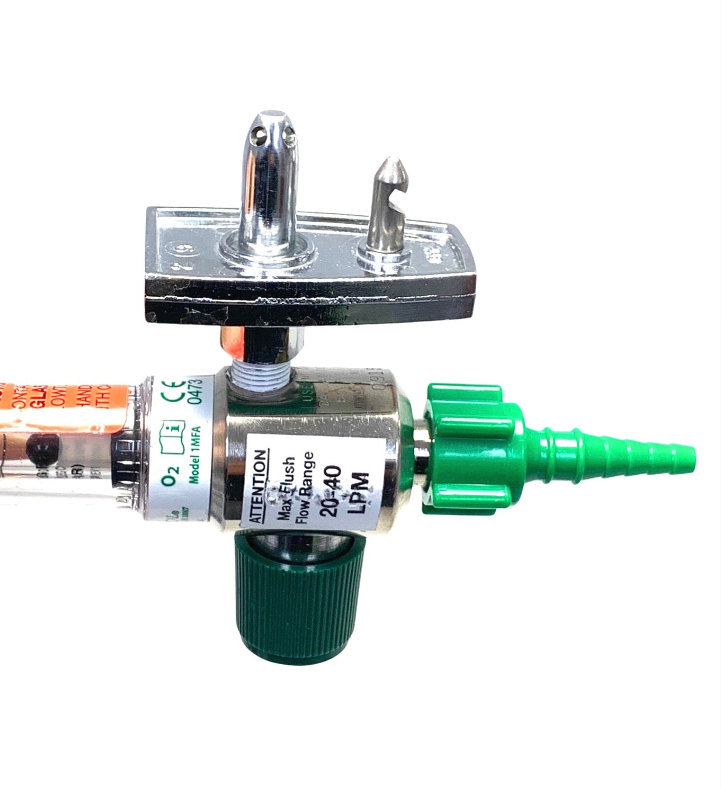 Precision Medical , Model 1MFA Oxygen Flowmeter w/ Male Fitting Attachment