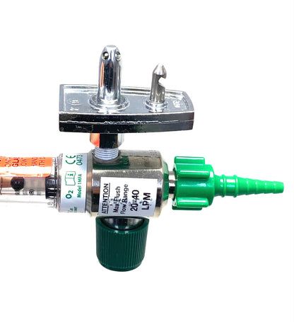 Precision Medical , Model 1MFA Oxygen Flowmeter w/ Male Fitting Attachment