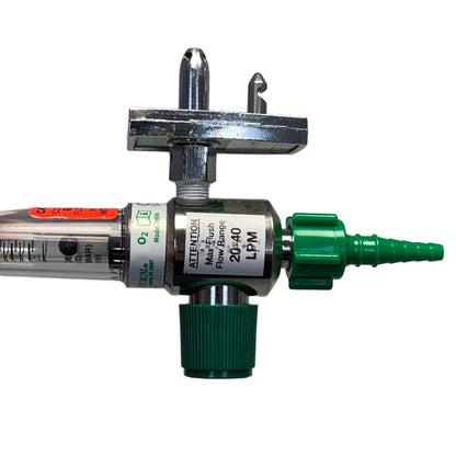 Precision Medical , Model 1MFA Oxygen Flowmeter w/ Male Fitting Attachment