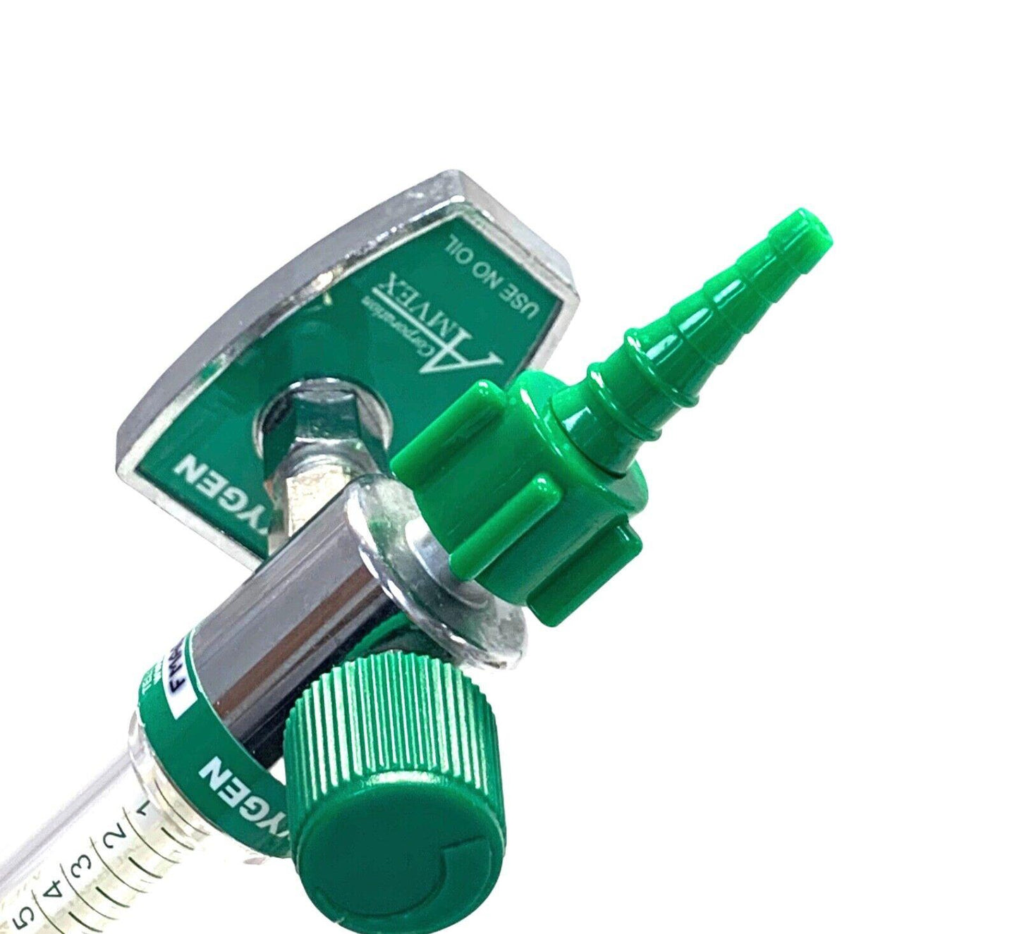 Amvex Corporation Oxygen Flowmeter w/ Male Attachment