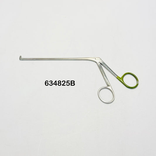 K. STORZ 634825B STRUMPEL Forceps with Oval, Fenestrated, Cupped J Instrument