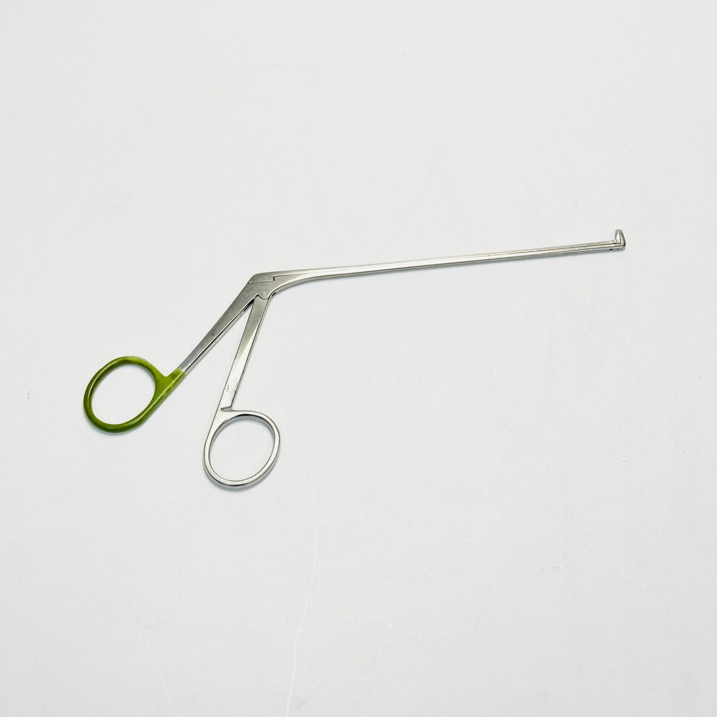 K. STORZ 634825B STRUMPEL Forceps with Oval, Fenestrated, Cupped J Instrument