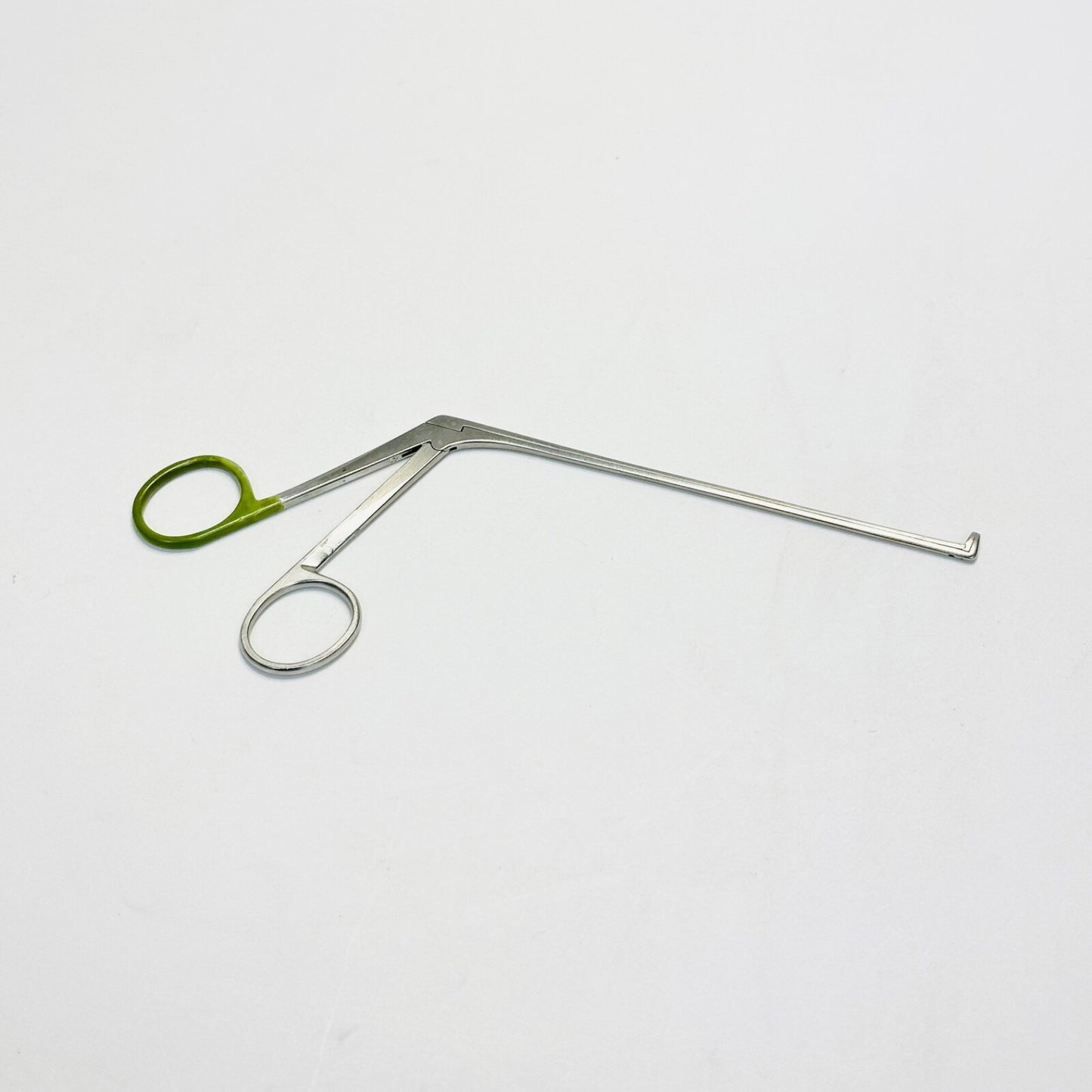 K. STORZ 634825B STRUMPEL Forceps with Oval, Fenestrated, Cupped J Instrument